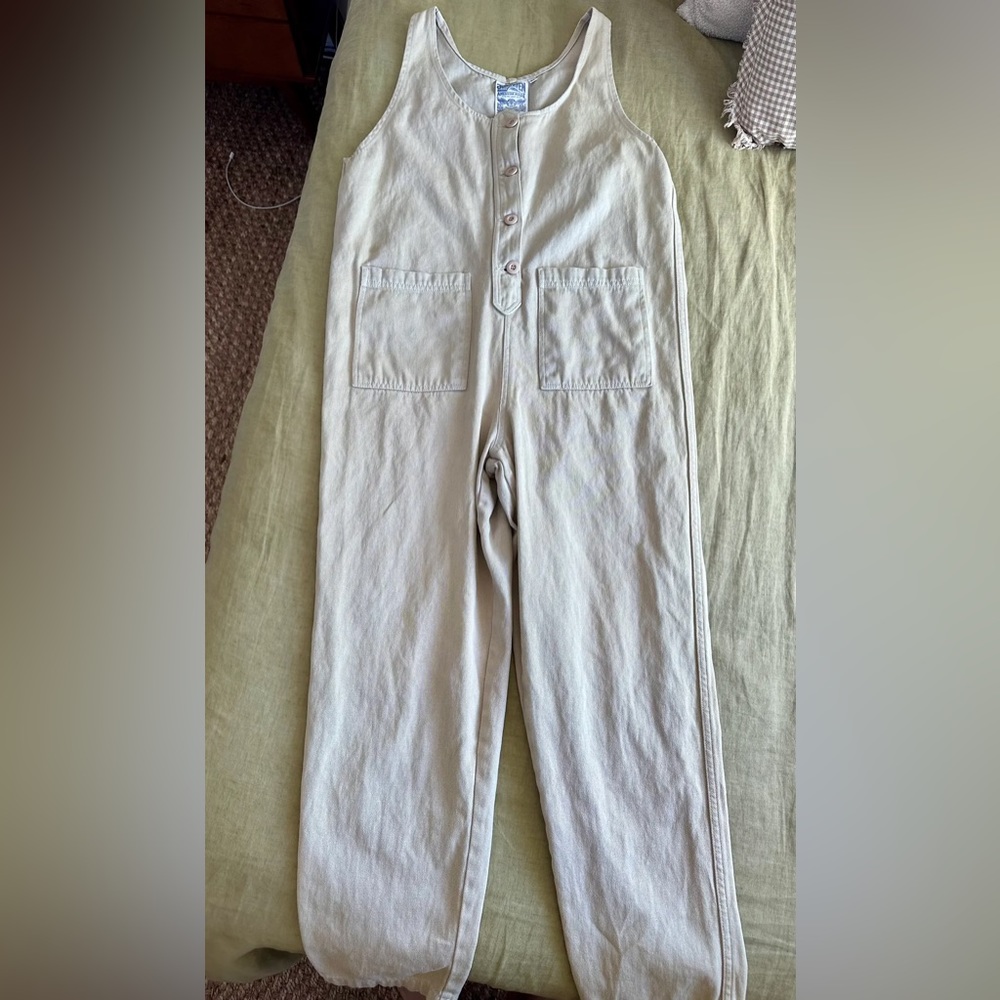 Jungmaven Hemp Button Front Jumper in Canvas